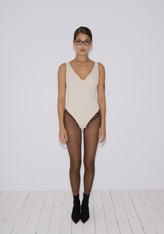 LEONORE CREAM BODYSUIT