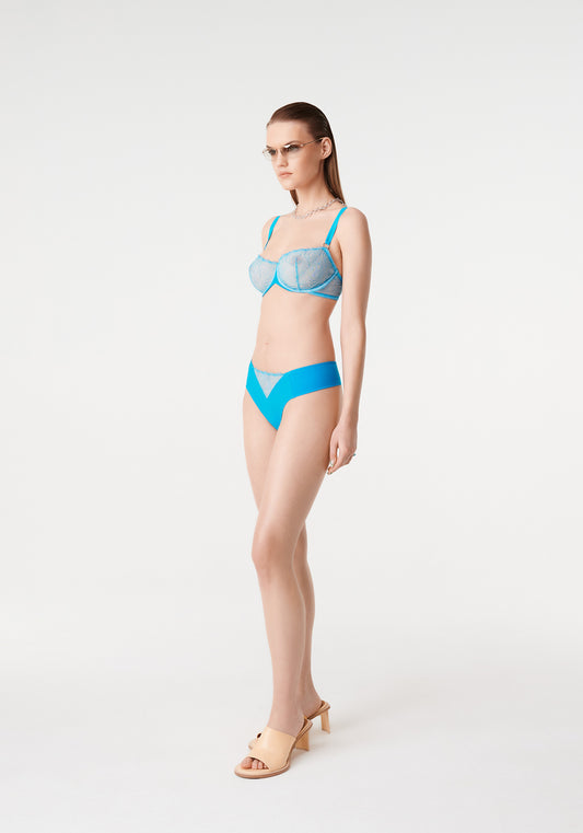 AZZURA BLUE UNDERWIRE BRA