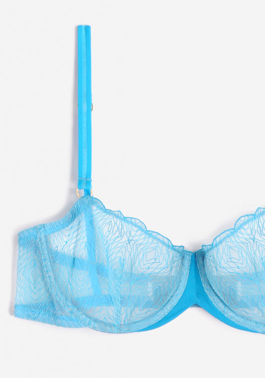 AZZURA BLUE UNDERWIRE BRA